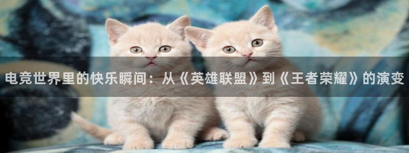 JJB电竞官：电竞世界里的快乐瞬间：从《英雄联盟》到《王者荣耀》的演变