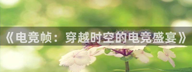 JJB电竞官方网站：《电竞帧：穿越时空的电竞盛宴》